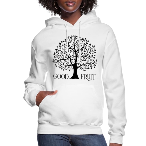 Womens Hoodie - Good Fruit Tree of Life Graphic - S066825