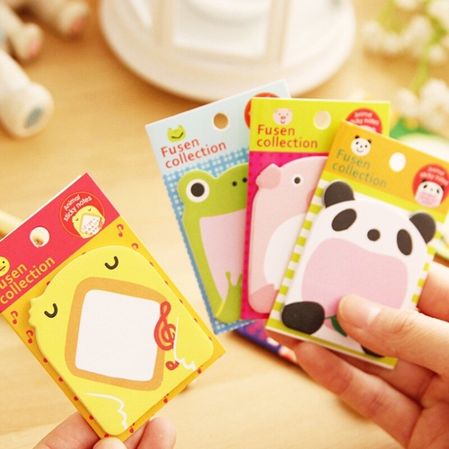 1PC 20 Pages Cute Panda Frog Cat Sticker