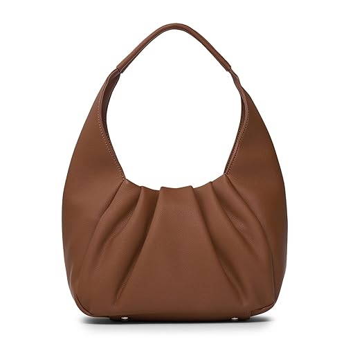 Solid Hobo Shoulder Bag for Women