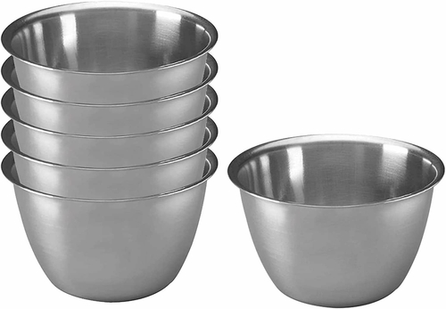 Dukal Case of 24 Stainless Steel Iodine Cups 6 Oz. Metal Cups.