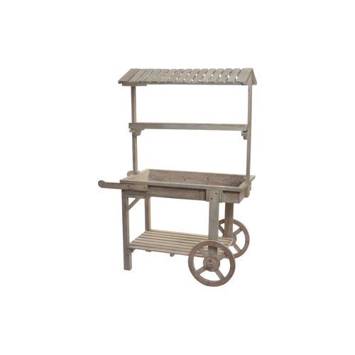 Garden Cart DKD Home Decor 95 x 44 x 130 cm Fir Light brown