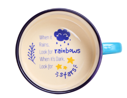 Rainbows & Stars, Stonenamel Soup Cup