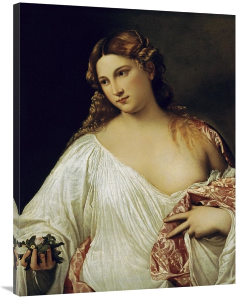 Global Gallery GCS-282944-40-142 40 in. Flora Art Print - Titian