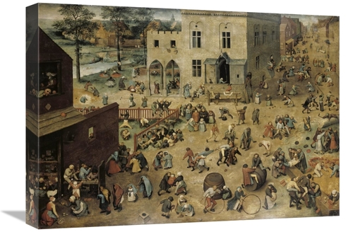 Global Gallery GCS-281791-22-142 22 in. Childrens Games Art Print - Pi