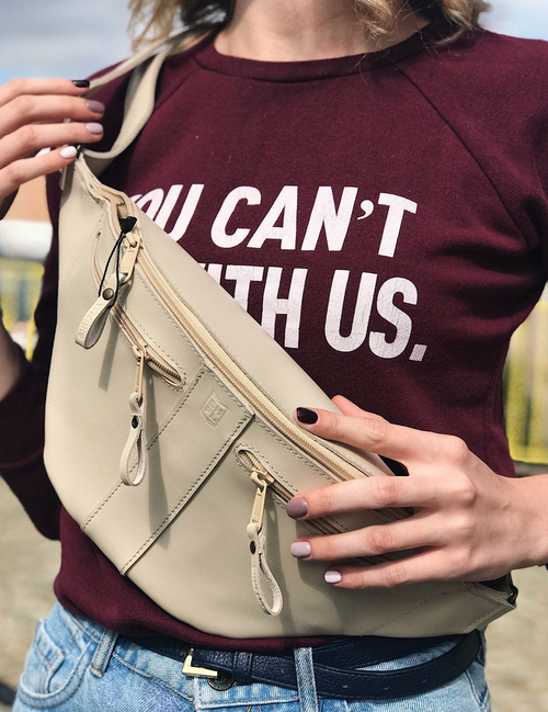 Personalise Handmade Leather Fanny Pack, Leather Fanny Pack for Him,