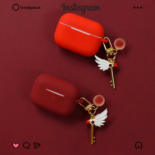 AirPods Case Silica gel Solid Color Lovely Portable For AirPods1/2/3