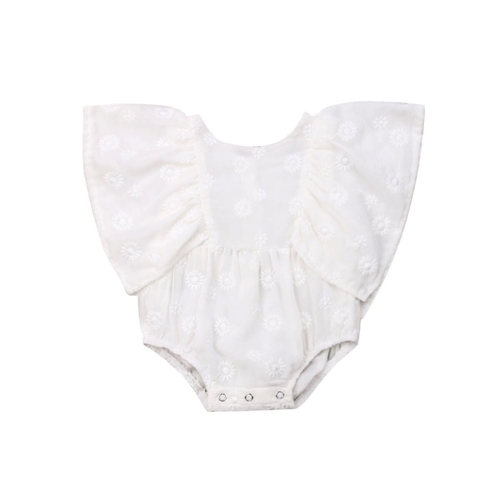 Newborn Infant Baby Girls Cute Bodysuits Ruffles