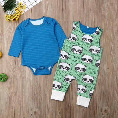 Pudcoco Autumn Newborn Kids Baby Boy Girl Panda