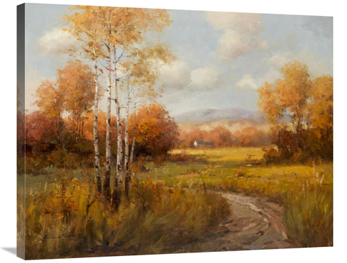 Global Gallery GCS-132456-2835-142 28 x 35 in. Countryside in the Fall