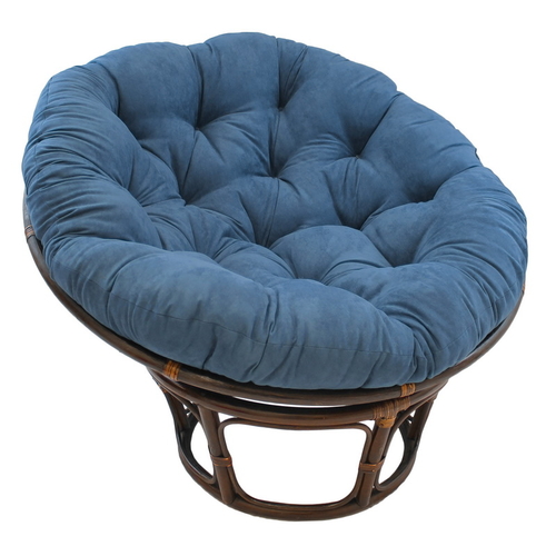 International Caravan 3312-MS-IN 42 in. Rattan Papasan Chair with Micr