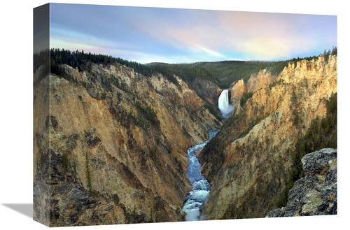 Global Gallery GCS-396516-1216-142 12 x 16 in. Lower Yellowstone Falls