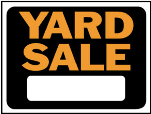 Hy-Ko Products 3033 9 x 12 in. Plastic Yard Sale Sign- Pack Of 10