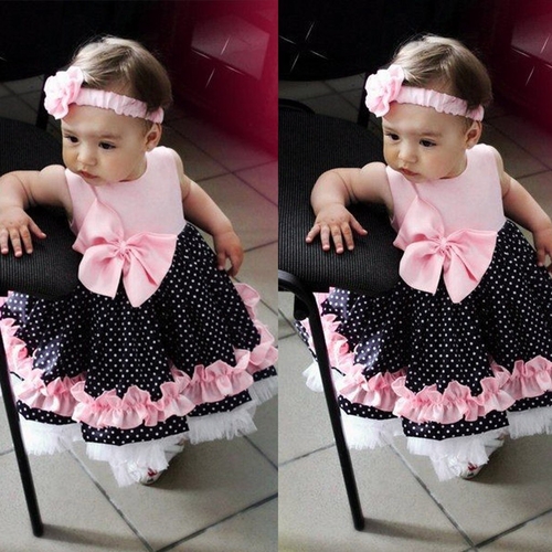 Peridemes Vintage Dress for Baby Girls Sleeveless