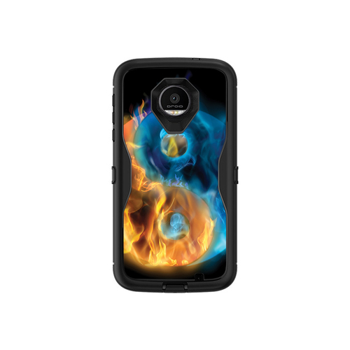 MightySkins MOZDED-Yin And Yang Skin for Otterbox Moto Z Force Droid D