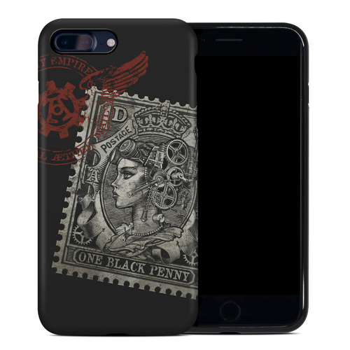 DecalGirl AIP7PHC-BLKPEN Apple iPhone 7 Plus Hybrid Case - Black Penny