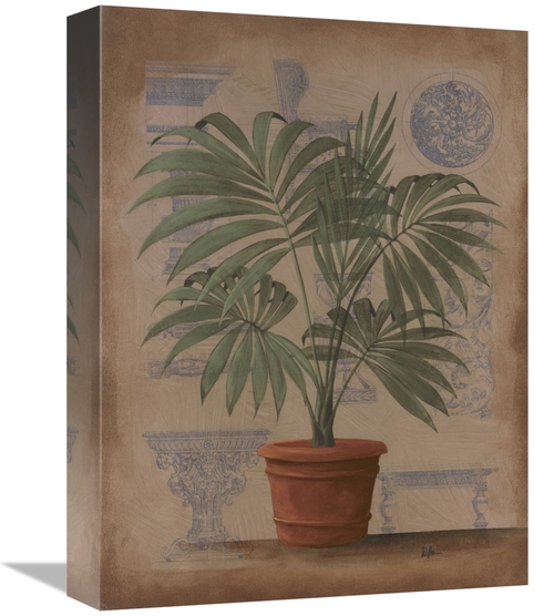 Global Gallery GCS-123422-1216-142 12 x 16 in. Palm & Furniture I Art 