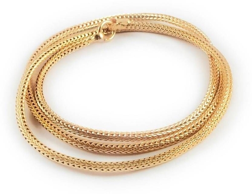 One Gram Gold Plated Fashion Traditional Chain  FREE