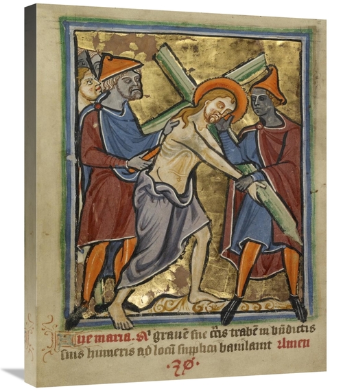 Global Gallery GCS-457567-2228-142 22 x 28 in. Christ Carrying the Cro