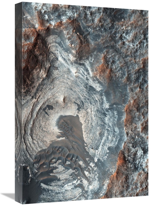 Global Gallery GCS-459307-1624-142 16 x 24 in. Mars HiRISE - Surface L