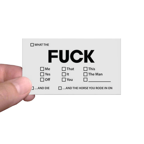 F*ck Cards