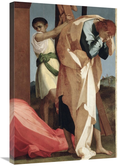 Global Gallery GCS-277556-30-142 30 in. Descent From the Cross - Detai