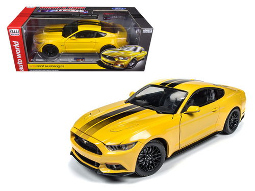 2016 Ford Mustang Gt 5.0 Yellow Limited Edition to 1002pcs 1/18