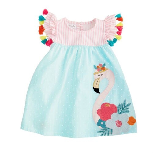 Adorable Toddler Kids Girls Flamingo Summer Casual