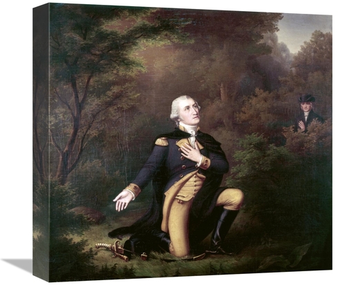 Global Gallery GCS-281495-16-142 16 in. George Washington in Prayer at