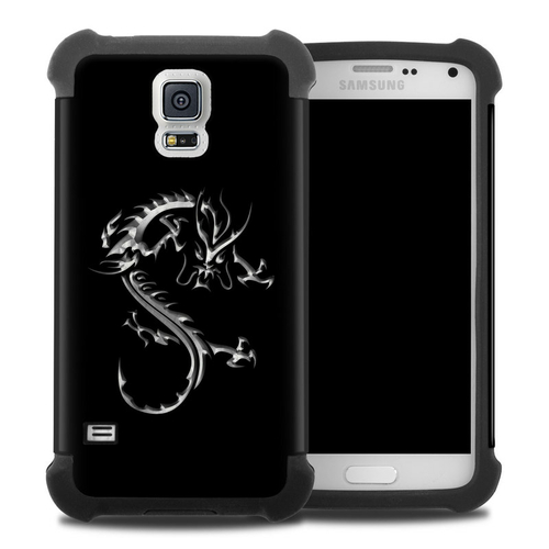 DecalGirl SGS5BC-CHROMEDRAGON Samsung Galaxy S5 Bumper Case - Chrome D