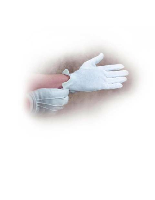 B & H Publishing Group 430783 Gloves White Cotton Medium