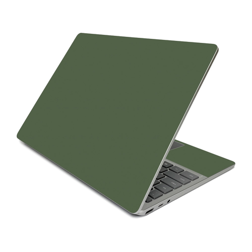 MightySkins MISURLAPGO20-Solid Olive Skin for Surface Laptop Go 2020 -