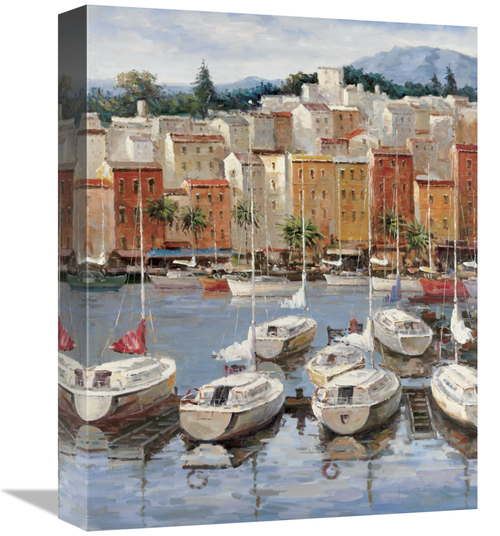 Global Gallery GCS-130144-1216-142 12 x 16 in. Terracotta Harbor Art P