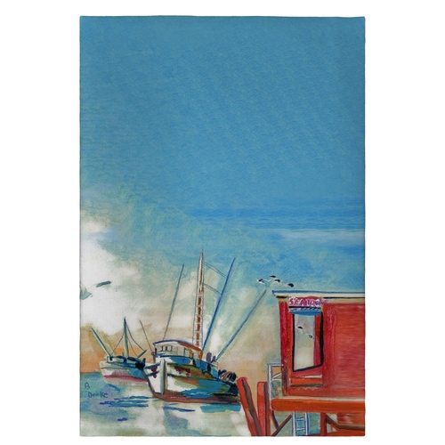 Betsy Drake GT308 Shrimpboat Guest Towel - 20 x 20 in.