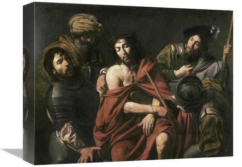 Global Gallery GCS-277284-16-142 16 in. Jesus Insulted by the Soldiers