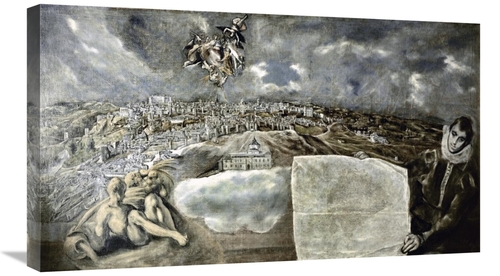 Global Gallery GCS-277489-30-142 30 in. View & Plan of Toledoca Art Pr