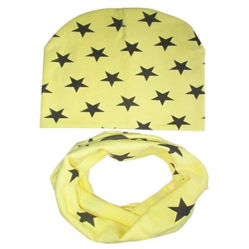 1 Set Cotton Baby Hat Scarf Kids Hat Autumn Winter