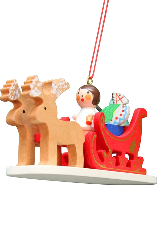 Alexander Taron 10-0637 Christian Ulbricht Ornament Angel Sled