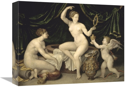 Global Gallery GCS-281208-16-142 16 in. Venus & Cupid Art Print - Unkn
