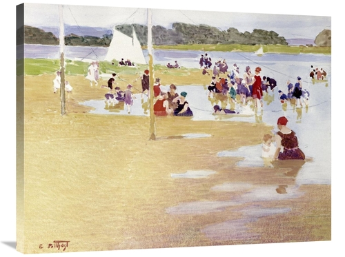 Global Gallery GCS-268409-36-142 36 in. Bathers Art Print - Edward Hen