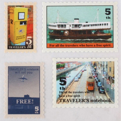 18 Pcs/Pack Travelers Notebook Vintage Travel