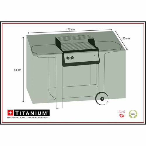 Protective Cover for Barbecue THERMACELL Black Titanium