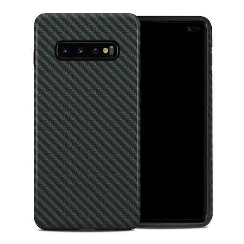 DecalGirl SGS10PHC-CARBON Samsung Galaxy S10 Plus Hybrid Case - Carbon