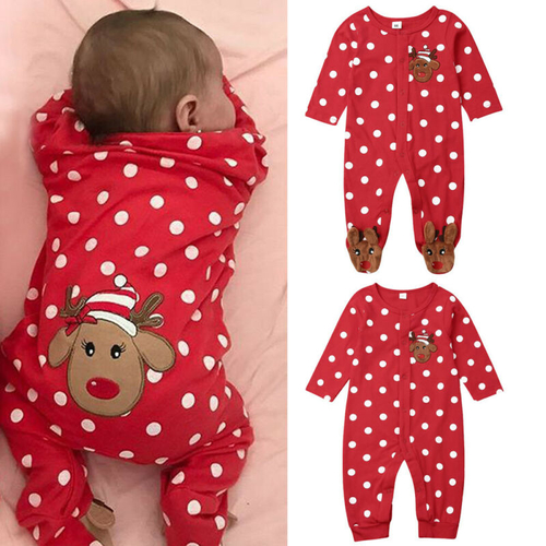 Pudcoco Autumn Christmas Newborn Baby Girl Boys