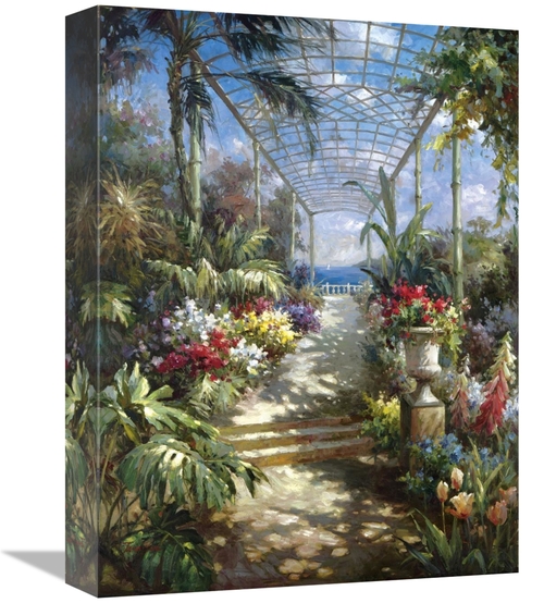 Global Gallery GCS-115993-1216-142 12 x 16 in. Tropical Breezeway Art 