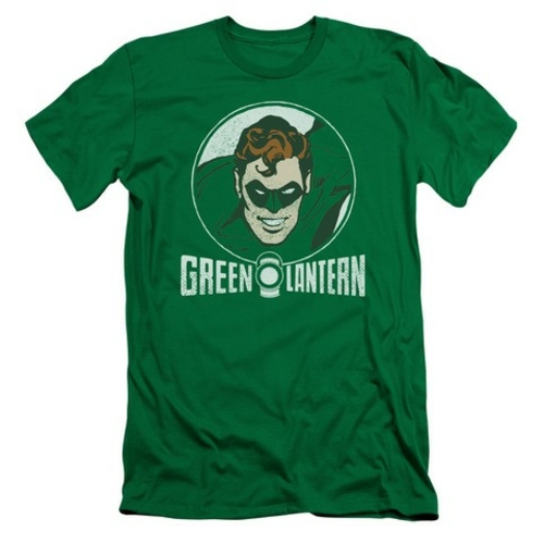Trevco Dc-Lantern Circle - Short Sleeve Adult 30-1 Tee - Kelly Green- 