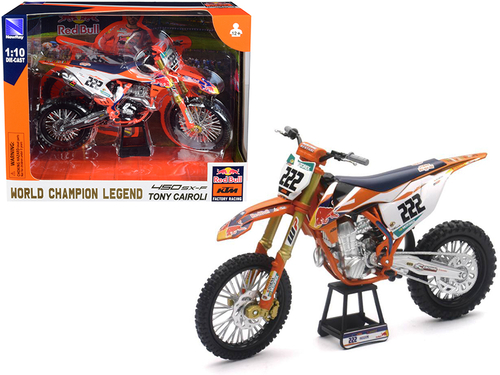 KTM 450 SX-F #222 Tony Cairoli World Champion Legend \Red Bull KTM