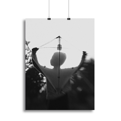 Play a Kite Canvas Print or Poster