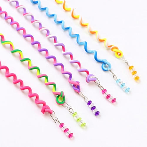 6PCS/Lot Cute Girls Colorful Crystal Headbands