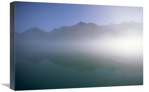 Global Gallery GCS-451348-1624-142 16 x 24 in. Kross Fjord in Fog,