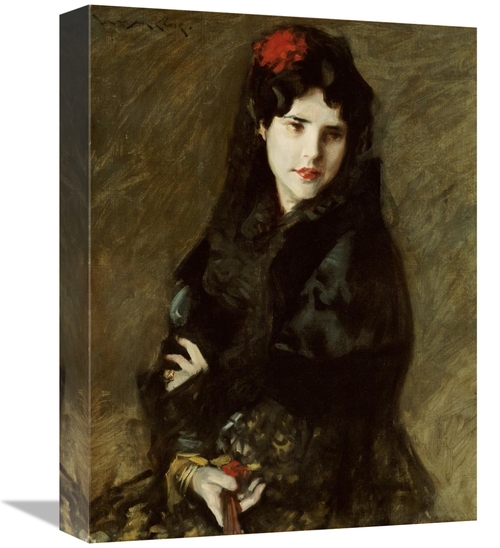 Global Gallery GCS-267851-16-142 16 in. Mrs. Chase in Spanish Costume 